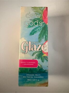 Dew of the Gods Maui Glaze Dragon Fruit Oil Facial Cleanser - Pink